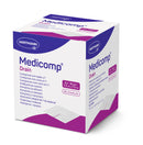 赫曼Medicomp® Y型切割6層消毒無紡紗布(新包裝)適用於傷口護理。不含黏合劑和熒光增白劑、Y形切割、吸水設計，柔軟透氣，使用舒適。