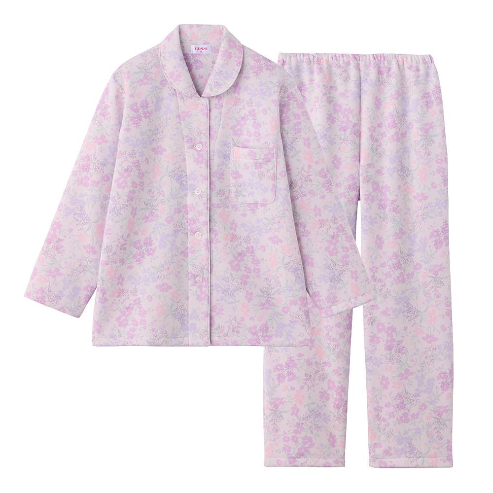 日本Gunze 秋冬絨布保暖睡衣套裝 (女裝)