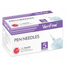 verifine胰島素筆針頭-100粒-盒 針頭為三斜面設計,可達到最佳刺穿及注射效果,針頭附有有機矽潤滑塗層矽,無痛體驗,方便針刺,針長精準,帶來更少的刺穿,減少痛感。光滑的螺紋設計可保護胰島素筆的使用,適用於香港大部份胰島素筆,例如:NovoFine。獨有「薄壁刺穿技術」,可減少注射的力度,從而減少注射疼痛感和注射時間,亦可以降低胰島素洩漏的風險。內管電拋光工藝,可避免長期注射胰島素後結痂。