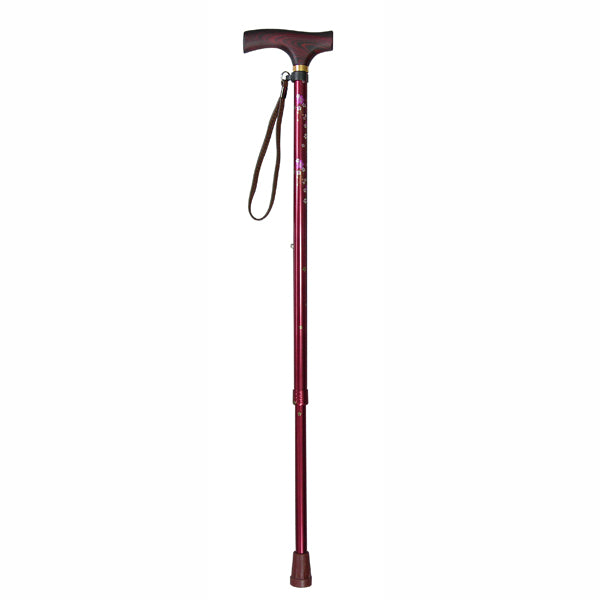 日本TacaoF 可調節式花紋拐杖設有11個可調校高度選擇,上落樓梯或斜路時,可按情況調整合適高度,採用特製物料製造,比一般拐杖更防刮花及耐用,保持拐杖美觀。日本TacaoF 可調節式花紋拐杖的隨附拐杖繩可防止拐杖跌下,其櫻花圖案外觀優美,攜帶出行展現活潑氣息。