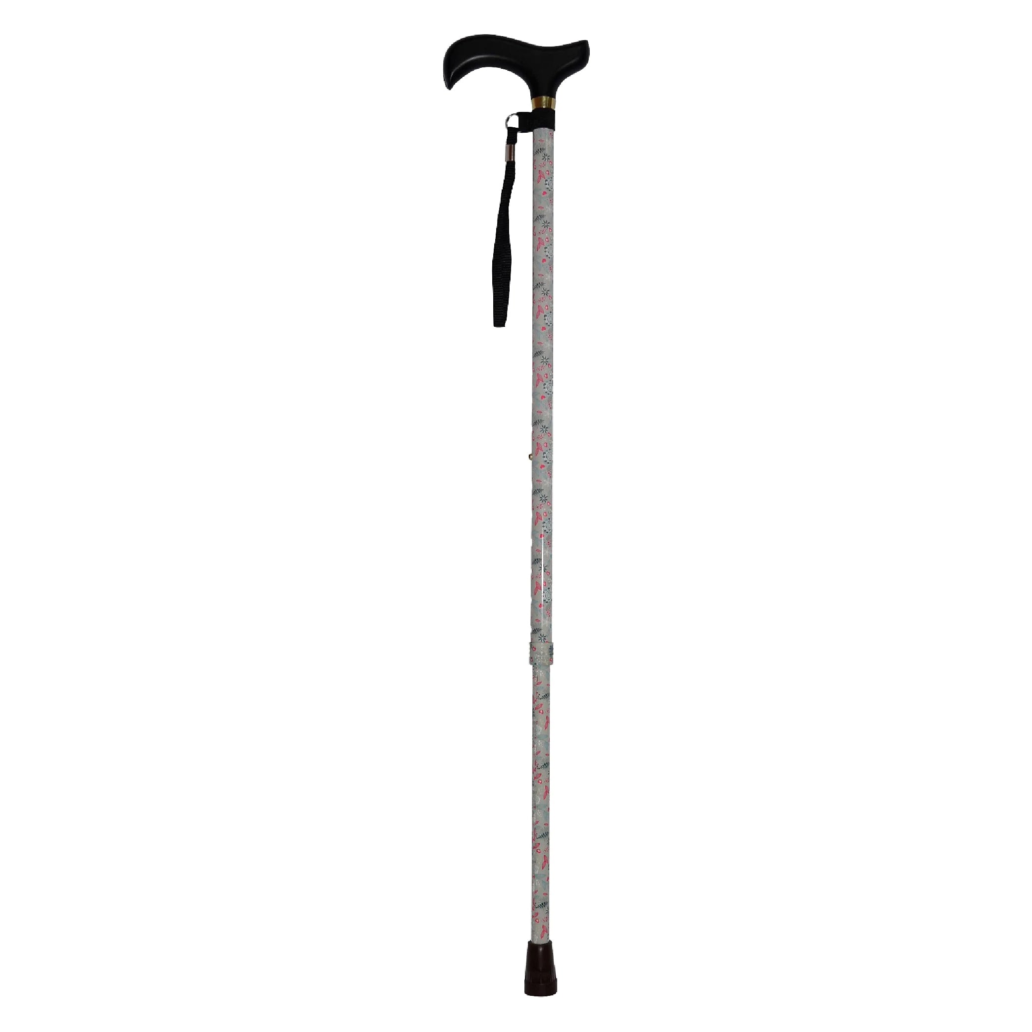 銀適可調節式拐杖 (多款顏色圖案)