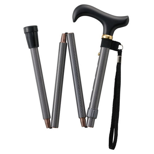 日本TacaoF 伸縮摺疊拐杖提供牢固抓握,降低走路時跌倒的風險。拐杖採用可摺疊設計,方便攜帶,外觀時尚。