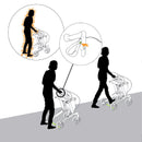 專為患有帕金遜症人士設計助行車,配有減速制動器,可提供額外的阻力以協助用家以穩定的步伐及速度行走,亦可根據不用人士的需求而調整阻力,使用反向制動系統,用家需要同時握住上下方的扶手方可移動步行車,鬆開後車子即會煞停,無法移動,當用家出現凍凝步態時安全性更高,手柄上設有激光雷射線按鈕,當用家出現凍凝步態時,用家可按下手柄上的按鈕,地下會出現激光線,有助用家專注於跨越地面上出現的線並重新步行,符合人體工學設計,扶手高度可調節,助您輕鬆調節到合適的高度,設有舒適寬大的座椅連背帶供用家坐下休息。迴轉半徑只有84厘米,靈活性高,煞車手柄設計符合人體工學,操作省力助用家輕鬆煞車,Gemino獨有「一鍵摺合功能」,只需將煞車制推低並將座椅向上抽起即可對摺,並且自動固定於對摺的狀態,適合存放於細小空間及車箱中,前方設有網袋,提供充足儲物空間。