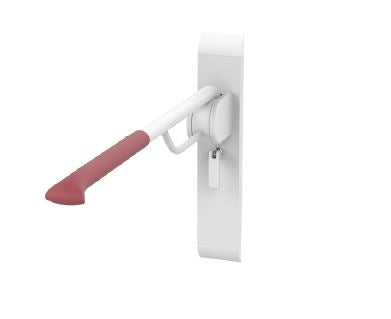 Korpinen Regal 可調高度橫桿扶手經證實可減少微生物高達99.9%,並能有效預防抗藥性 金黃葡萄球菌(MRSA) 物料中銀離子含有抗菌活性,抗菌 物料更根據 ISO 22196 標準進行測試,更衛生、更安全。鮮明對比紅白配色,有助提升距離感,減少意外發生。防滑、一體式等設計經精心研究和測試,符合用家需要。