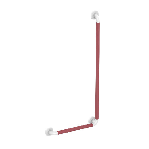 Korpinen Gaius Modular L 沐浴扶手的扶手支架為鋁製抗菌防滑塗層,可放置於左或右方,靈活性高,迎合不同人士需要,幼身橢圓形扶手,可提供牢固抓握。