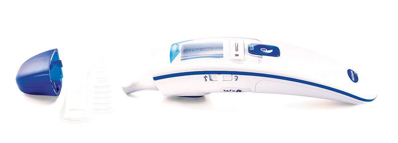 Hartmann 赫曼 Veroval® 耳額兩用紅外線體溫計紅外線技術經臨床實證,可以準確地測量體溫, 最快只需1秒,便可以得到結果。按鈕設計操作簡易,機身符合人體工學,並帶有大型發光顯示屏,容易讀取結果。