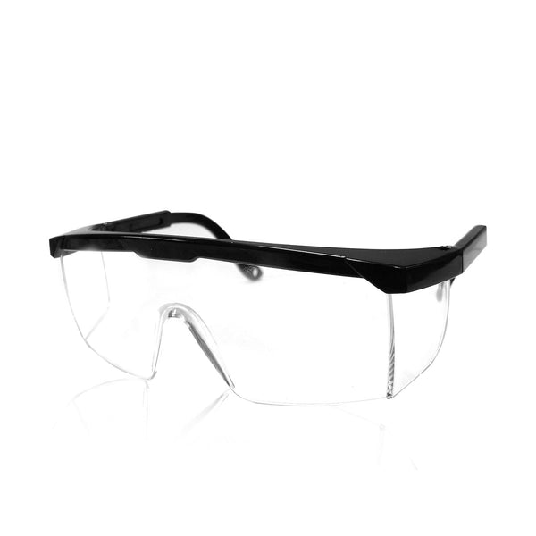 Berry Safety Glasses 防護眼鏡可為眼部提供防飛濺保護，特別適合日常使用。鏡片屬全透明，可重覆使用。三段式調整鏡架腳長度，適合不同頭形 加設鏡側防護，同時緊貼面部，配戴舒適。