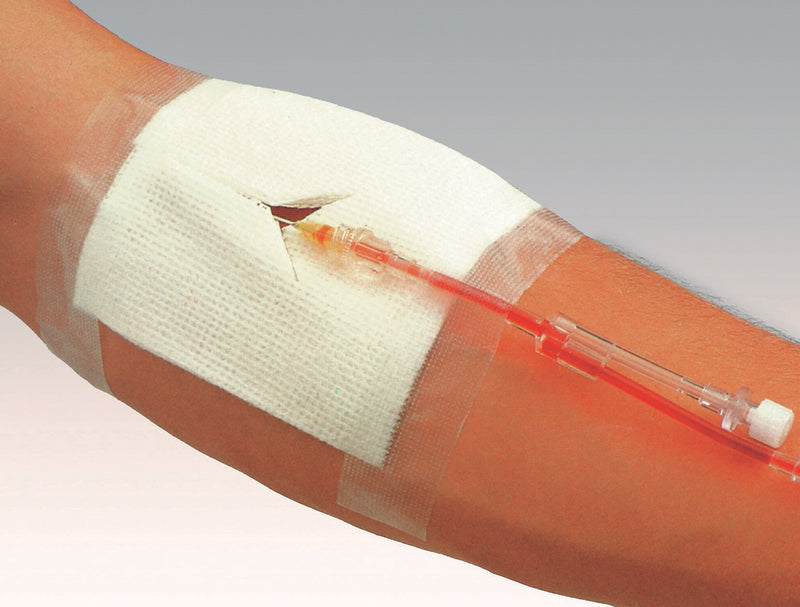 赫曼Medicomp® Y型切割6層消毒無紡紗布適用於傷口護理。不含黏合劑和熒光增白劑、Y形切割、吸水設計，柔軟透氣，使用舒適。