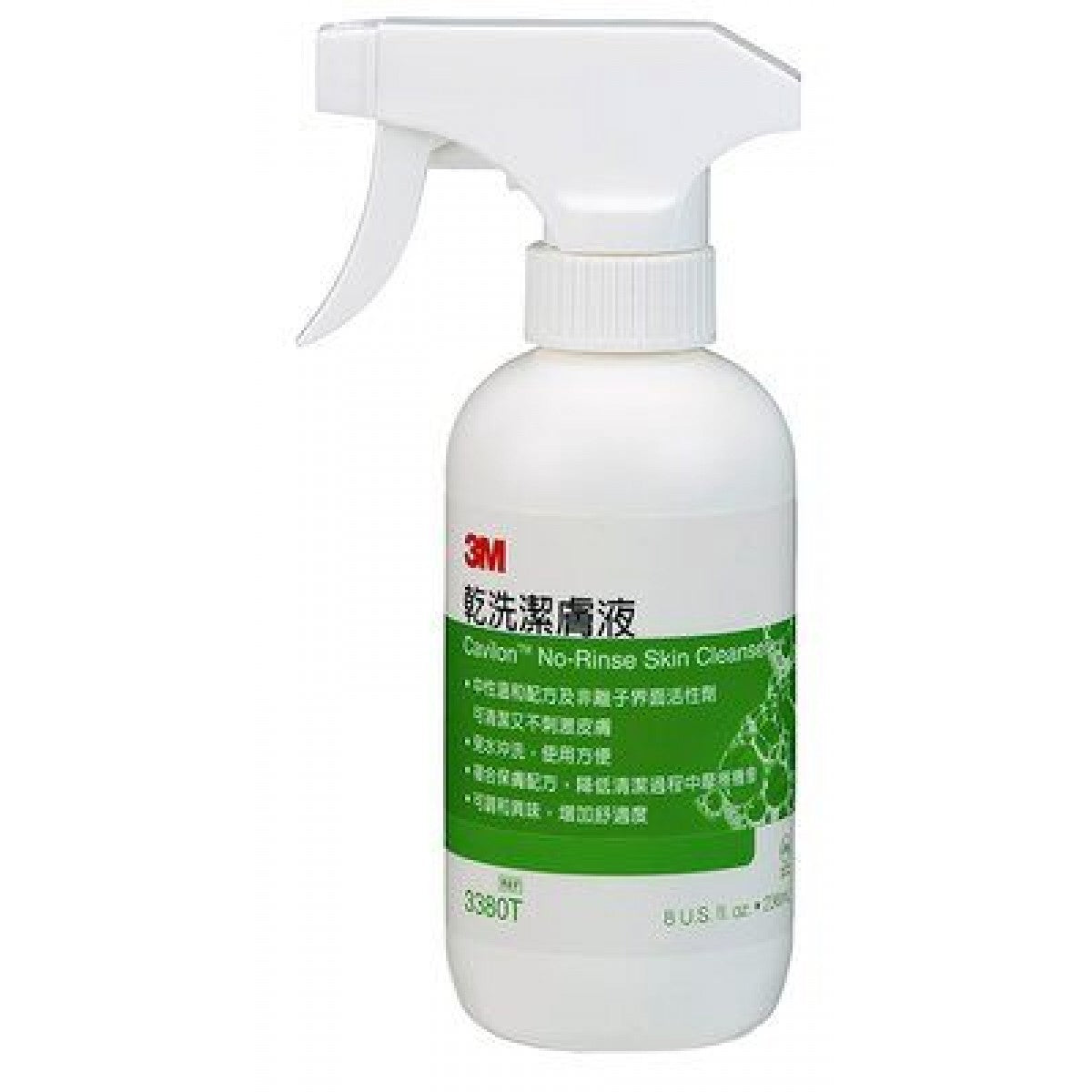 適合失禁人士或一般皮膚清潔使用的乾洗潔膚液,失禁皮膚護理用品,清除皮膚上的尿液、糞便及體液。糖尿病患者可用作護理足部。酸鹼平衡配方pH值與人體皮膚兼容,有效溫和潔淨,滋潤清新,常保皮膚健康。