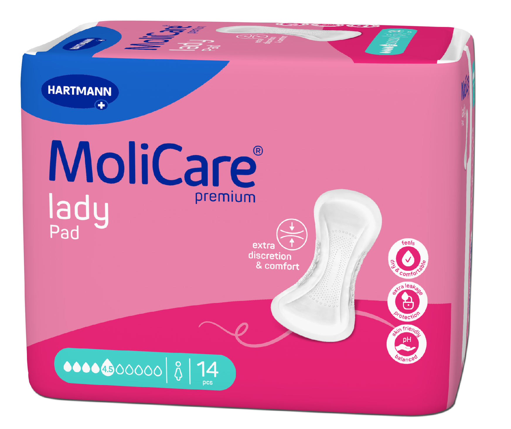 MoliCare®安加適女性專用金裝無憂墊 (4.5滴超加強型)
