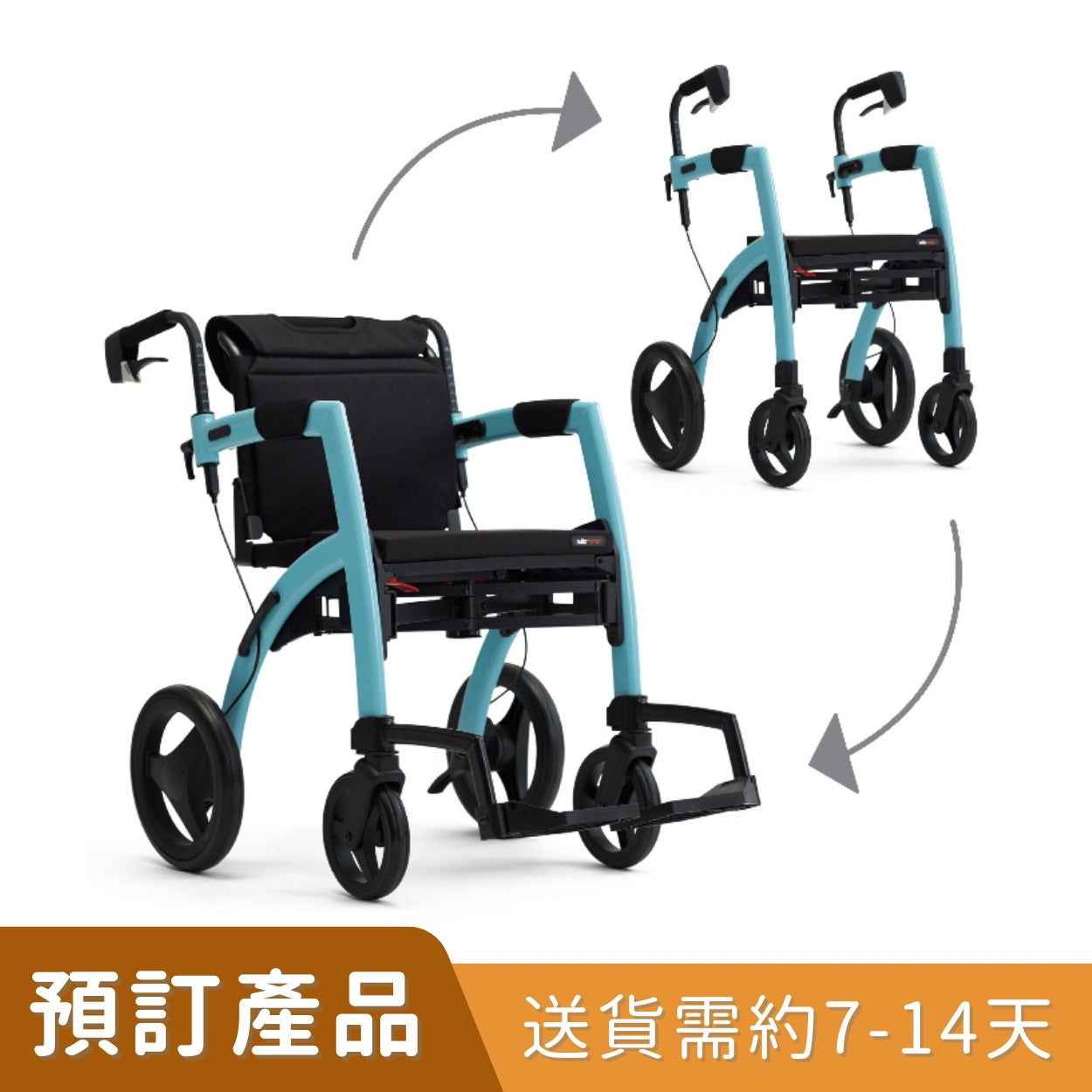 Rollz Motion 二合一輪椅助行車 [預訂貨品]