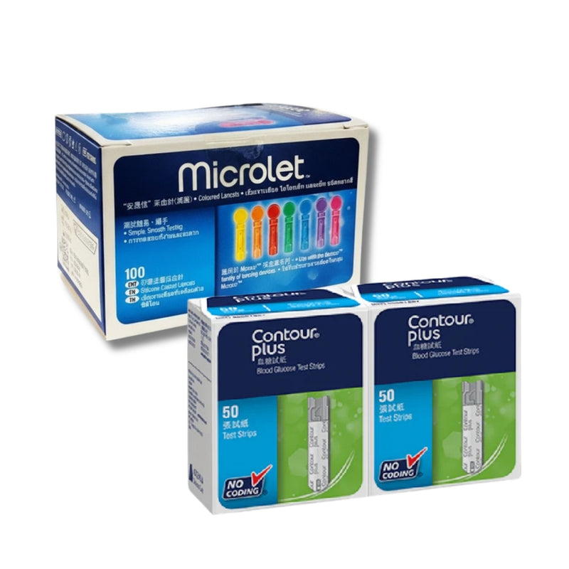 [優惠套裝] Contour Plus 血糖測試紙