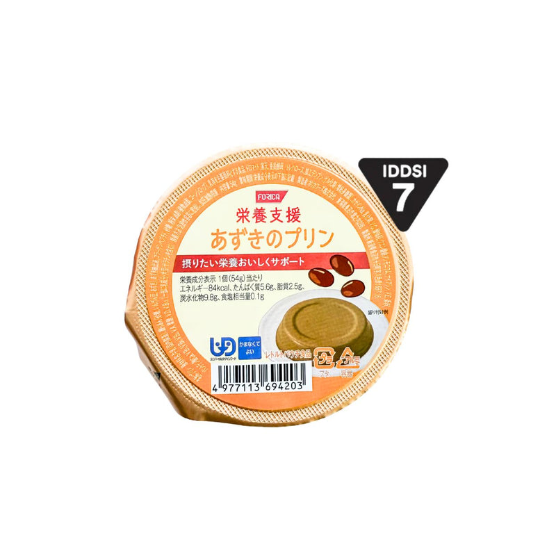 日本厚利加 Forica 即食營養布丁 (紅豆味) (4個/盒｜IDDSI等級7)