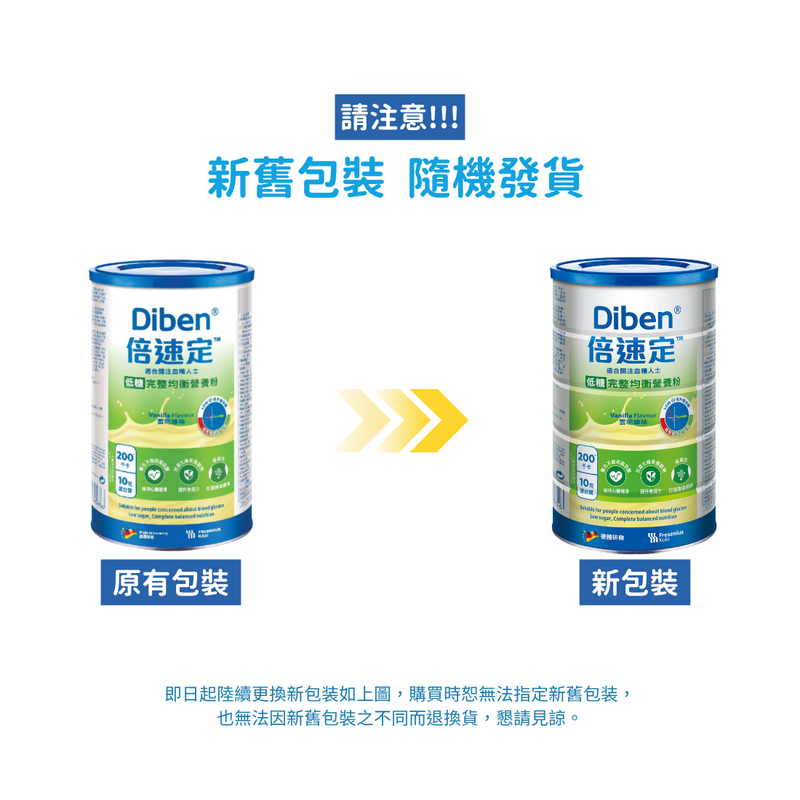 Fresenius Kabi 倍速定™低糖完整均衡營養粉