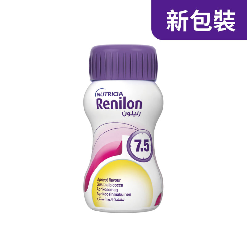 Nutricia Renilon 腎宜康 7.5 洗腎人士專用營養補充品 (杏脯味) (4支)