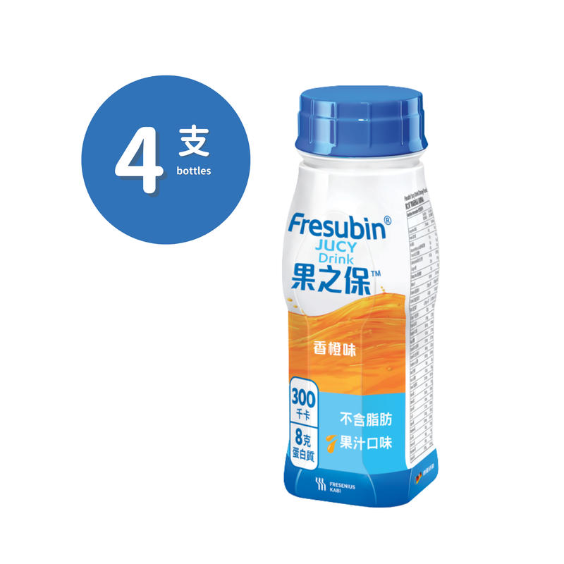 Fresenius Kabi 果之保營養品 (橙味/蘋果味) (4支)