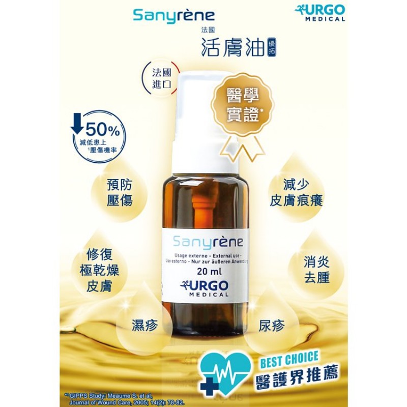 Sanyrene 活氧深層潤膚油