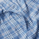 日本Gunze 春夏魔術貼睡衣套裝 (男裝)採用100% 純棉材質，質感光滑且手感柔軟，提供極佳的舒適性與透氣性，針織材質富有彈性，厚度適中，適合多種季節穿著，上衣和褲子前開口設計均採用 Velcro® 魔術貼，方便穿脫，褲子設有鬆緊腰帶，可調節腰部鬆緊度，增加穿著舒適性。
