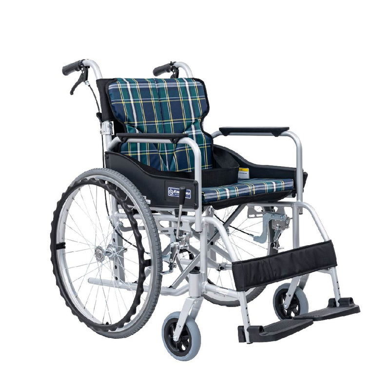 日本Kawamura SY系列闊座基礎型輪椅 (厚座墊) | 18吋座寬