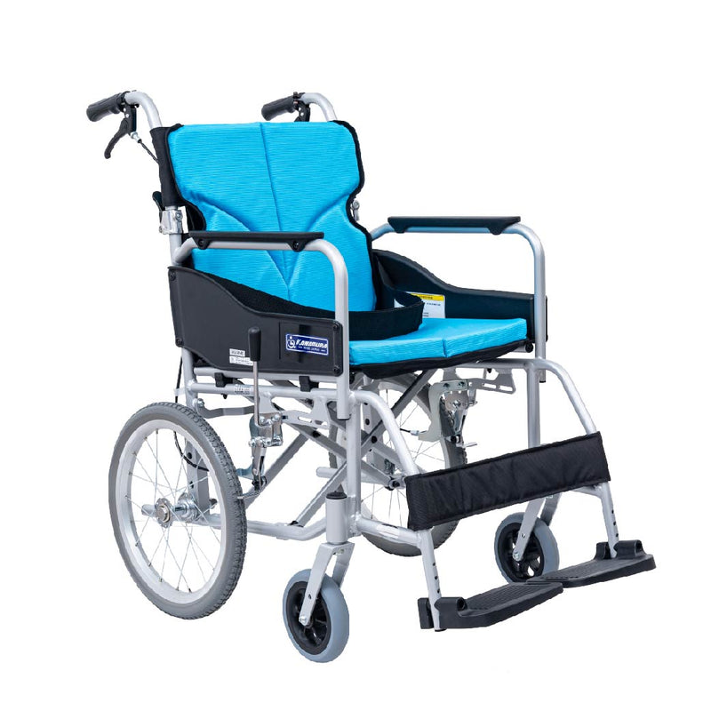 日本Kawamura SY系列闊座基礎型輪椅 (厚座墊) | 18吋座寬