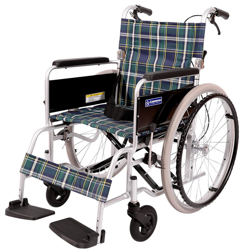 日本Kawamura BM 基礎調節型輪椅 (連動式煞車)｜18吋座寬