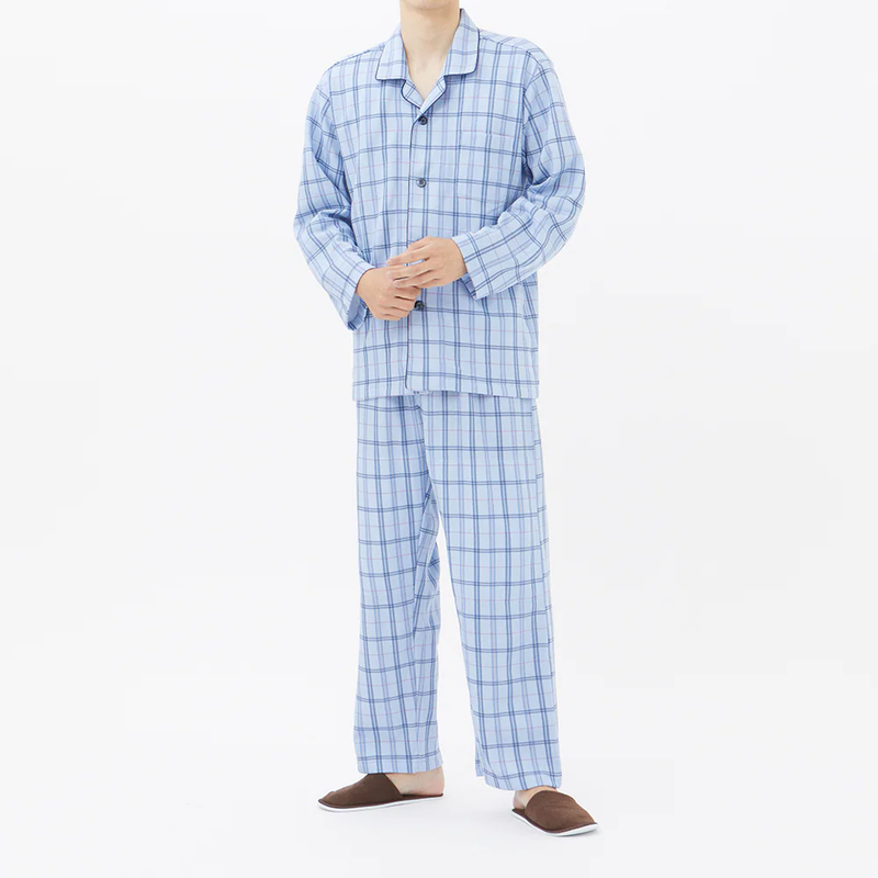 日本Gunze 冬季W保溫系列睡衣套裝 (男裝)