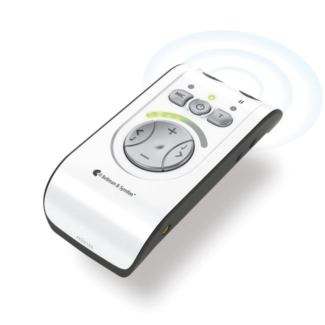 Bellman & Symfon MAXI 私人傳話器為最簡易的款式，專門為視力較差且手腳不靈活的聽障人士設計，適合輕度至偏嚴重弱聽人士。輕便裝方便攜帶外出。