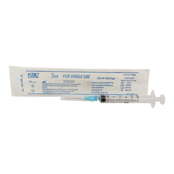 kdl-注射針筒連針咀  一次性注射針筒，不含乳膠，無菌獨立包裝。