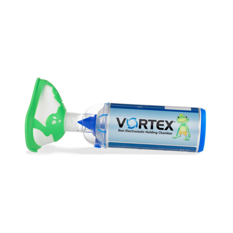 VORTEX藥物吸入器分為成人、兒童、嬰兒型號，特點之一是可單手操作，方便手部不協調人士使用，以大大提升藥物吸收率。產品特別採用鋁質物料，可防止靜電將藥物黏貼於鋁罐內部，增加藥物吸入率。