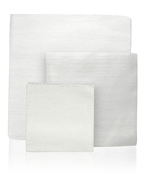 Medicom SafeBasics 消毒無紡布片採用柔軟、不掉毛和透氣的物料製成，提高患者舒適度。安全無菌，防止交叉污染，吸水性強，方便，獨立包裝。