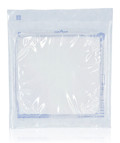 Medicom 消毒無紡Y型紗布採用柔軟物料製成，提高患者舒適度。吸水性強，安全無菌，防止交叉污染 。
