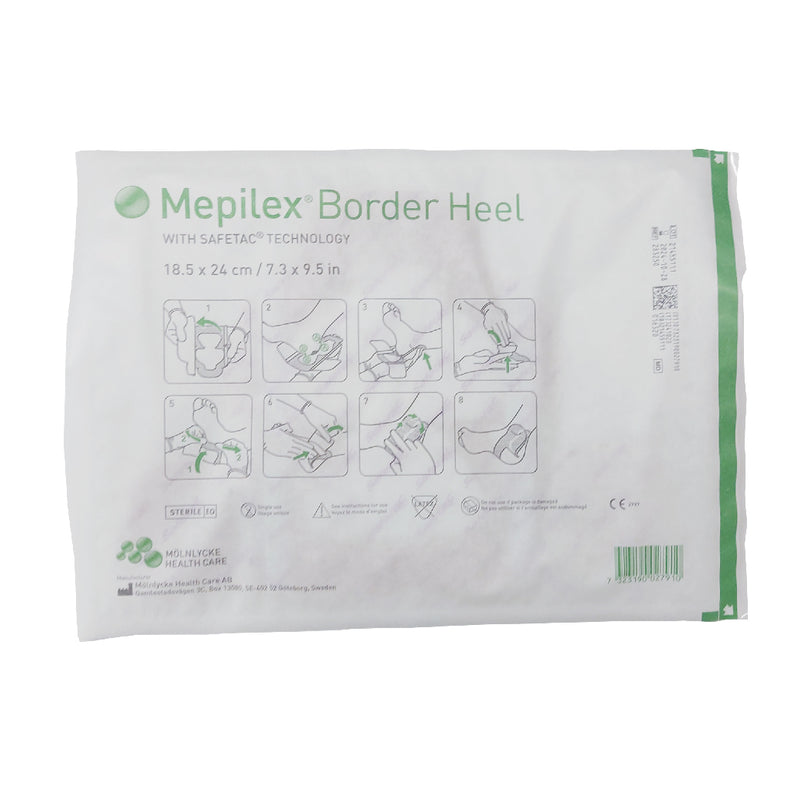 Molnlycke Mepilex® Border HEEL 有邊型腳跟敷料貼 (18.5 x 24厘米) (1片/盒)