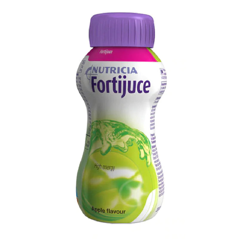 Nutricia Fortijuce 營果健營養補充品含有高熱量、蛋白質、多種維他命及礦物質；不含脂肪及纖維，適合喜愛果汁口味營養品的人士補充身體所需的額外能量，改善營養攝取。