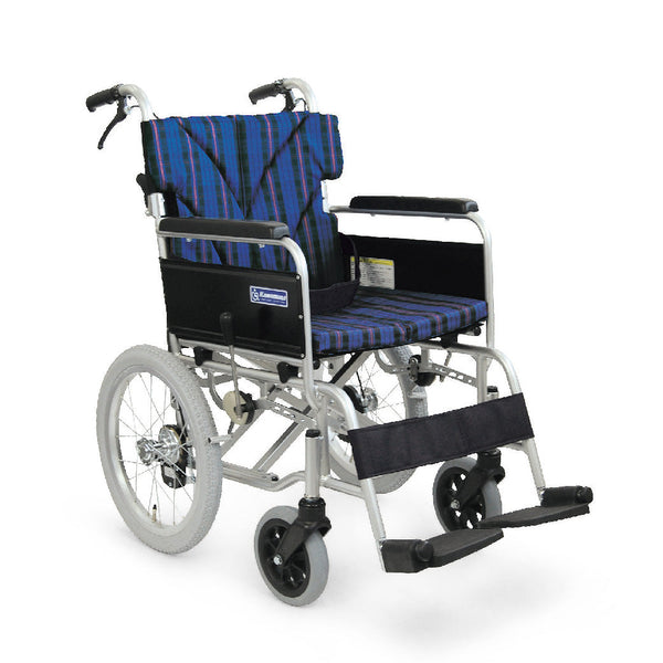 租借計劃｜日本Kawamura BM 基礎調節型輪椅 (加厚坐墊及背墊) (方格綠)