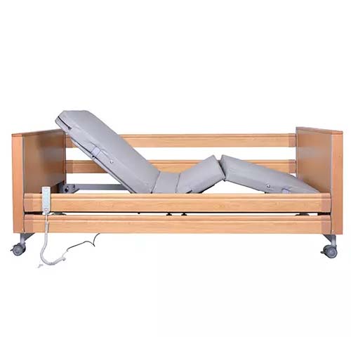 添康ecofit-plus-220三功能護理床套裝  專用家居護理電動床，可分開調節背部及腳部高度，保持舒適姿勢。床體具備腳輪，可隨用家需要於家中各處移動，床墊專為中高度患者設計，適合大部分人使用。以交叉切割製作結構，可配合用家身體輪廓及加強通風，加強用家舒適度。齒形設計床墊表面，顯著減低摩擦力，同時增加身體支撐面積，從而減輕壓力。