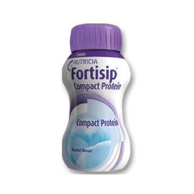 贈品-nutricia-fortisip-compact-protein營保健營養補充品-原味-2支  Nutricia Fortisip Compact Protein 營保健營養補充品專為癌症病人而設的癌症營養品，是市面上最小小瓶、最高能量及最高蛋白質的醫學營養品。每瓶Fortisip 營保健營養補充品成份含有最少300千卡能量 及18克蛋白質，有助癌症病人維持體重及減少肌肉流失。Fortisip 營保健具備原味、咖啡味、雲尼拿味、淡薑味及冰涼果味5種口味。